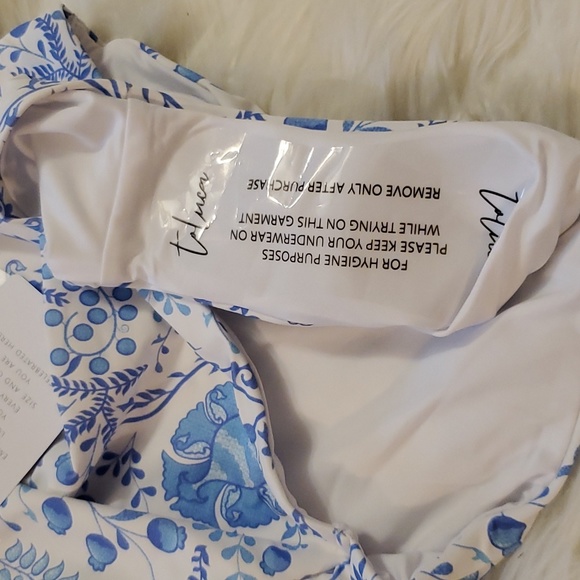 Toluca Swim Isabella Wrap one-piece Maxi - Riviera Print - Picture 9 of 14